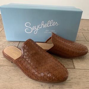Seychelles Knickknack Tan Leather Mule Size 7.5